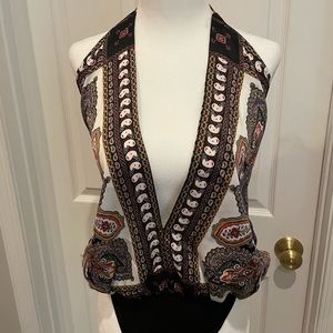 Paisley Print Bodysuit